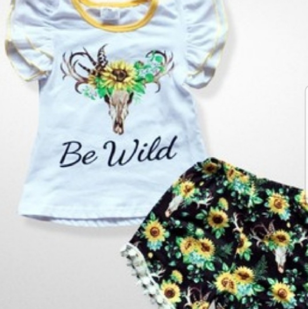 Sunflower short set